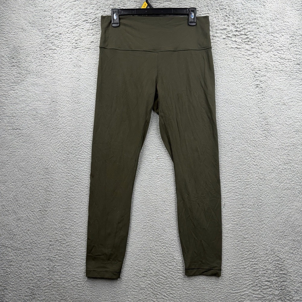 Lululemon Align Leggings Womens Green High Rise 30x26 Ankle Yoga Gym Pants